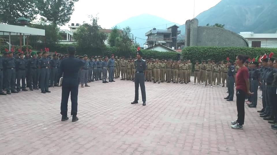 एन सी सी का अयोजन